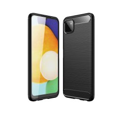 DLH Coque silicone noire pour Samsung Galaxy A22 5G (SM-A226)
