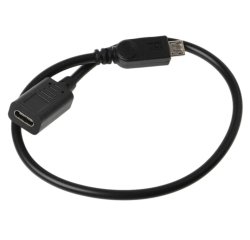 DLH Cable adaptateur USB-C femelle vers micro USB male