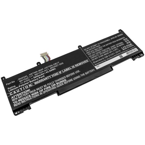 DLH Batterie Li-ion 11.4V 3850mAh 44Wh - RH03XL / HSTNN-IB9P / HSTNN-OB1T / M01524-171 / M01524-2C2 / M02027-005