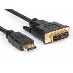 Hamlet XVCHDM-DV18 video cable adapter 1.8 m HDMI Type A (Standard) DVI-D Black