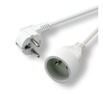 MCL MC910-5M/W multiprise 1 sortie(s) CA Intérieure Blanc