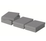 Boîte de rangement & cadeau Home M, set de 3