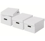 Boîte de rangement Home M, set de 3