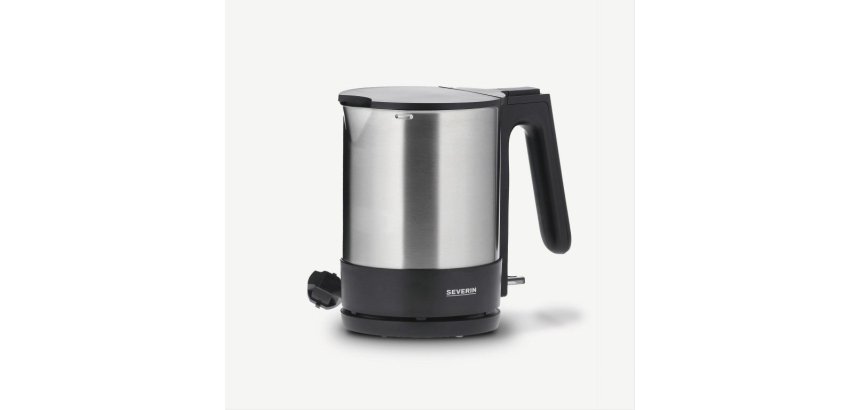 Severin WK 3409 bollitore elettrico 1,7 L 2200 W Nero, Acciaio inox
