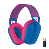 Casque PC Logitech Gaming LG435 LIGHTSPEED sans fil, Bluetooth, avec micro - Bleu