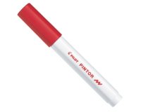 Marqueur pilot pintor peinture base d'eau ultra-couvrante multi surface pointe fine résistante coloris rouge