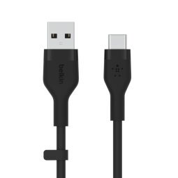 Belkin BOOST?CHARGE Flex câble USB USB 2.0 3 m USB A USB C Noir