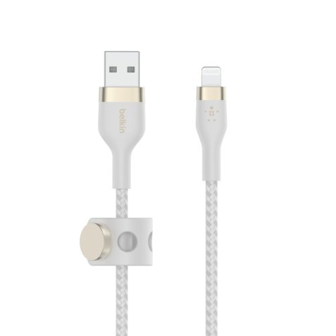 Belkin CAA010BT3MWH USB cable 3 m USB A USB C/Lightning White