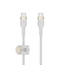 Belkin BoostCharge PRO Flex câble USB 2.0 USB C blanc 2 m