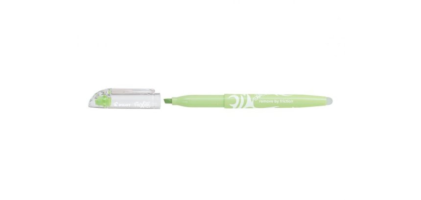 Surligneur pilot frixion light natural effacable       pointe moyenne biseautee      coloris vert clair