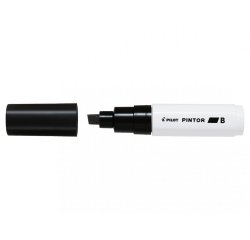 Marqueur pilot pintor peinture base d'eau ultra-couvrante multi surface pointe large rési stante coloris noir