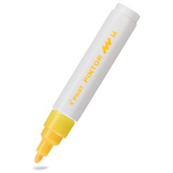 Marqueur peinture pilot pintor encre couvrante tous   supports pointe moyenne       coloris abricot neon
