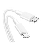 DLH CABLE USB-C VERS USB-C 1M 3.25A 65W MAX BLANC