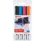 Marqueur effaçable Edding E95 pointe ogive 1,5 à 3 mm - Pochette de 4