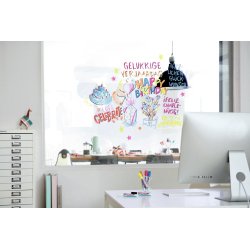 Marqueur effaçable Edding E95 pointe ogive 1,5 à 3 mm - Pochette de 4