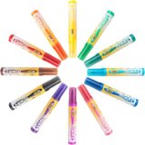 Feutre bic d coralo - pochette x 8 : corps          extra-large pointe ogive      extra large 6 mm - encre