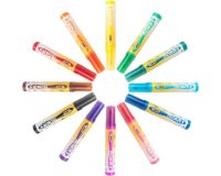 Feutre bic d coralo - pochette x 8 : corps          extra-large pointe ogive      extra large 6 mm - encre