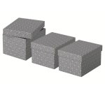 Boîte de rangement & cadeau Home S, set de 3