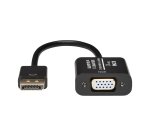 Tripp Lite P134-06N-VGA-V2 adaptador de cable de vídeo 0,15 m DisplayPort VGA (HD15) Negro