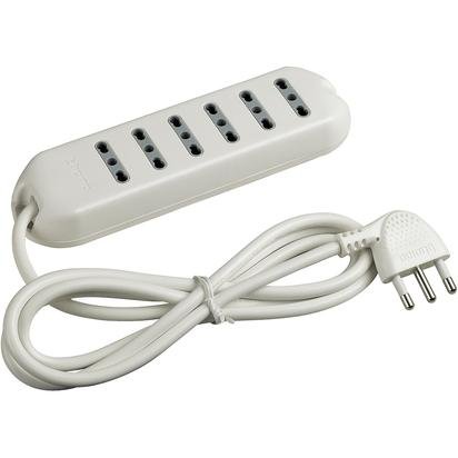 bticino 3631D power extension 6 AC outlet(s) Indoor White