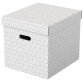 Boîte de rangement Home Cube, set de 3, blanc