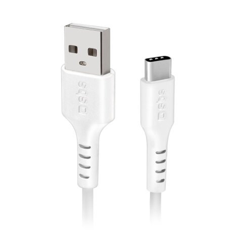 SBS Câble USB 2.0 - Type-C Blanc