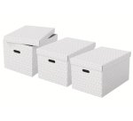 Boîte de rangement Home L, set de 3