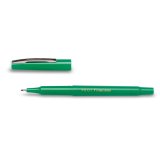 Stylo-feutre pointe fine baguée métal encre Verte corps plastique couleur FINELINER