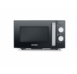 Severin MW 7762 forno a microonde Nero, Acciaio inox Microonde con grill Superficie piana 20 L 800 W