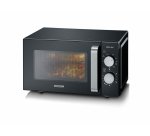 Severin MW 7762 forno a microonde Nero, Acciaio inox Microonde con grill Superficie piana 20 L 800 W