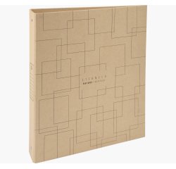 Classeur à anneaux Exacompta Eterneco, A4, 4 anneaux - dos 4 cm