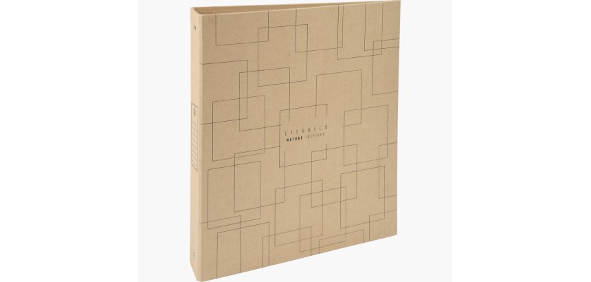 Classeur à anneaux Exacompta Eterneco, A4, 4 anneaux - dos 4 cm