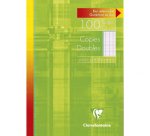 Copies doubles sous étui A4 100 pagesnon perforées grands carreaux