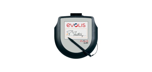 Evolis Sig200 Bundle 12,7 cm (5") Noir, Blanc TFT