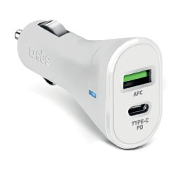 SBS Chargeur allume cigare 20W 1 x USB- A - 1 x USB-C
