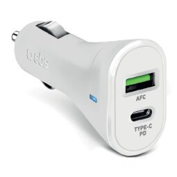 SBS Chargeur allume cigare 20W 1 x USB- A - 1 x USB-C