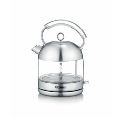 Bouilloire en verre Retro WK 3459, acier inoxydable