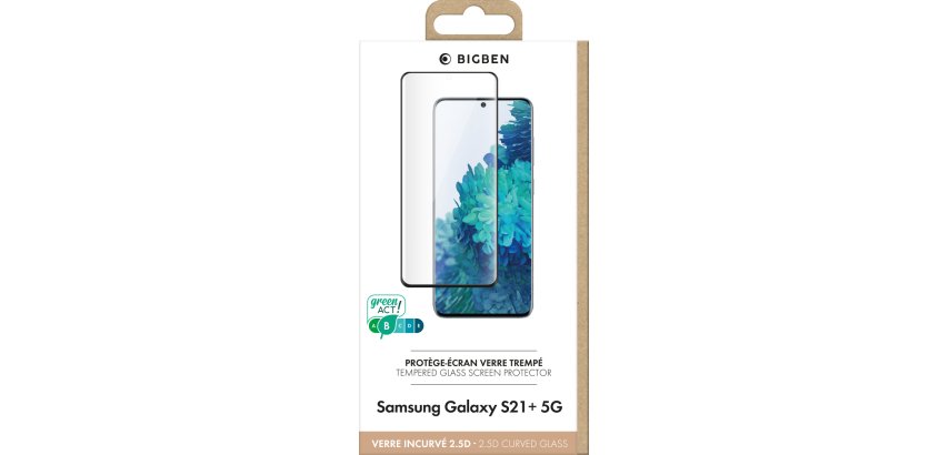 BIGBEN Verre trempé pour Samsung Galaxy S21+