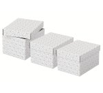 Boîte de rangement & cadeau Home S, set de 3