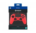 NACON PS4OFCPADRED mando y volante Rojo USB Gamepad Analógico/Digital PC, PlayStation 4