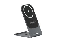 Energizer WCP102 cargador de dispositivo móvil Smartphone Aluminio, Negro Cargador inalámbrico Auto