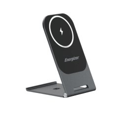 Energizer WCP102 cargador de dispositivo móvil Smartphone Aluminio, Negro Cargador inalámbrico Auto