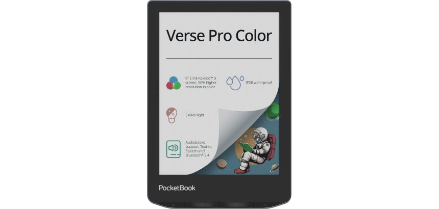 PocketBook Verse Pro Color lettore e-book Touch screen 16 GB Wi-Fi Nero, Blu