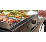 KRAMPOUZ Plancha Duo K - 2 en 1 Barbecue et Plancha Inox