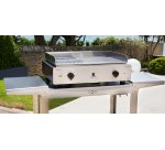 KRAMPOUZ Plancha Duo K - 2 en 1 Barbecue et Plancha Inox