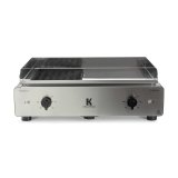 KRAMPOUZ Plancha GECIO2OA00 Duo electrique Barbecue/Plancha Inox
