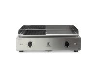 KRAMPOUZ Plancha Duo K - 2 en 1 Barbecue et Plancha Inox