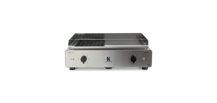 KRAMPOUZ Plancha Duo K - 2 en 1 Barbecue et Plancha Inox