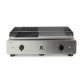 KRAMPOUZ Plancha GECIO2OA00 Duo electrique Barbecue/Plancha Inox