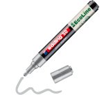 Marqueur edding 50 ecoline peinture base eau pointe      ogive 2/3mm coloris argent